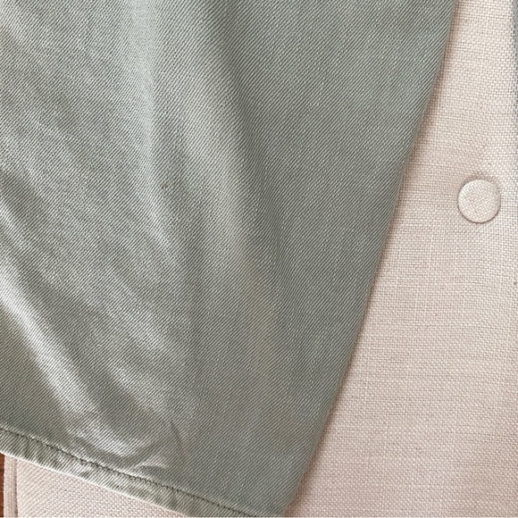 FREE PEOPLE We The Free Light Green Paloma Slouch Barrel Jeans 25 - Picture 11 of 13